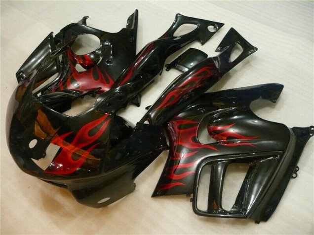 Honda CBR 600 F3 95-98 Motorrad Verkleidung - Schwarz rote Flamme