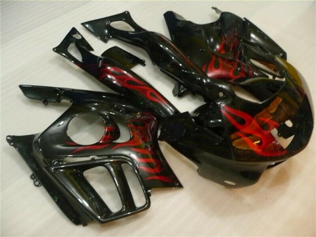 Honda CBR 600 F3 95-98 Motorrad Verkleidung - Schwarz rote Flamme