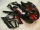 Honda CBR 600 F3 95-98 Motorrad Verkleidung - Schwarz rote Flamme