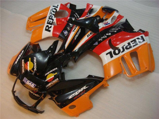 Honda CBR 600 F3 95-98 Motorrad Verkleidungen - Schwarz Orange Repsol Honda CBR 600 F3 95-98 Motorrad Verkleidungen - Schwarz Orange Repsol
