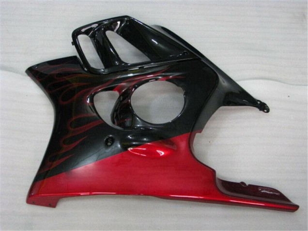 Honda CBR 600 F3 95-98 Motorrad Verkleidungen - Schwarz rote Flamme Honda CBR 600 F3 95-98 Motorrad Verkleidungen - Schwarz rote Flamme