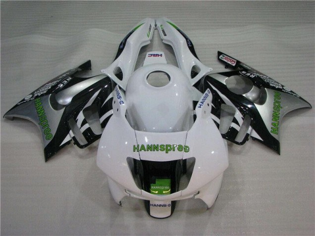 Honda CBR 600 F3 95-98 Motorrad Verkleidungen - Weiß Grün Hannspree Honda CBR 600 F3 95-98 Motorrad Verkleidungen - Weiß Grün Hannspree