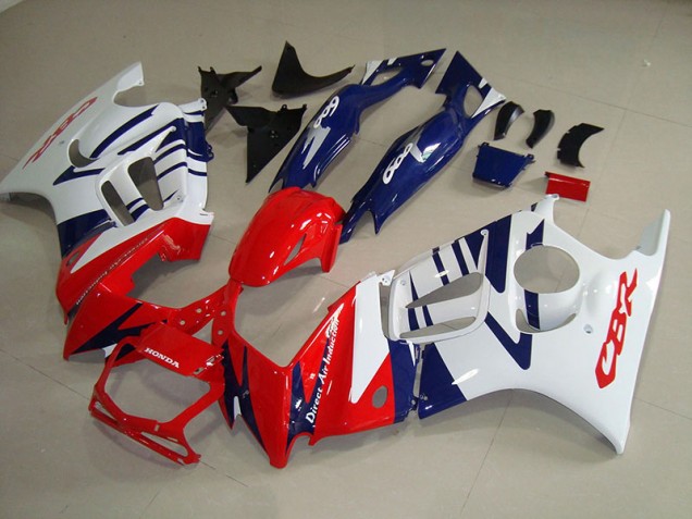 Honda CBR 600 F3 95-98 Motorrad Verkleidungen - Weiß Rot Blau Honda CBR 600 F3 95-98 Motorrad Verkleidungen - Weiß Rot Blau