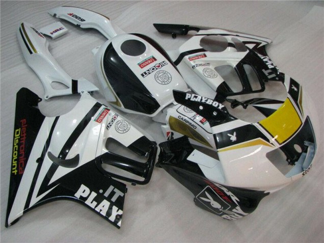 Honda CBR 600 F3 95-98 Motorrad Verkleidungen - Weiß Schwarz Playboy Honda CBR 600 F3 95-98 Motorrad Verkleidungen - Weiß Schwarz Playboy