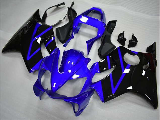 Honda CBR 600 F4i 01-03 Motorrad Verkleidung - Blau Schwarz Honda CBR 600 F4i 01-03 Motorrad Verkleidung - Blau Schwarz