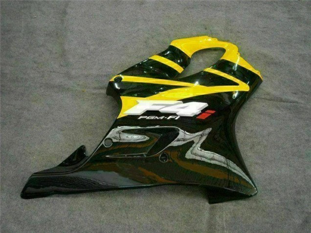 Honda CBR 600 F4i 01-03 Motorrad Verkleidung - Gelb Schwarz Honda CBR 600 F4i 01-03 Motorrad Verkleidung - Gelb Schwarz