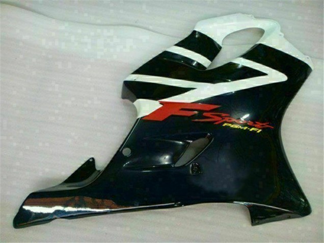 Honda CBR 600 F4i 01-03 Motorrad Verkleidung - Weiß Schwarz Honda CBR 600 F4i 01-03 Motorrad Verkleidung - Weiß Schwarz