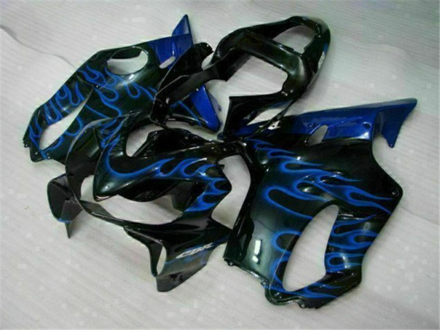 Honda CBR 600 F4i 01-03 Motorrad Verkleidungen - Blau Flammen Honda CBR 600 F4i 01-03 Motorrad Verkleidungen - Blau Flammen