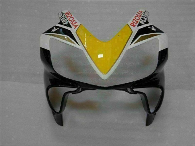 Honda CBR 600 F4i 01-03 Motorrad Verkleidungen - Gelb Silber Schwarz Playboy Honda CBR 600 F4i 01-03 Motorrad Verkleidungen - Gelb Silber Schwarz Playboy