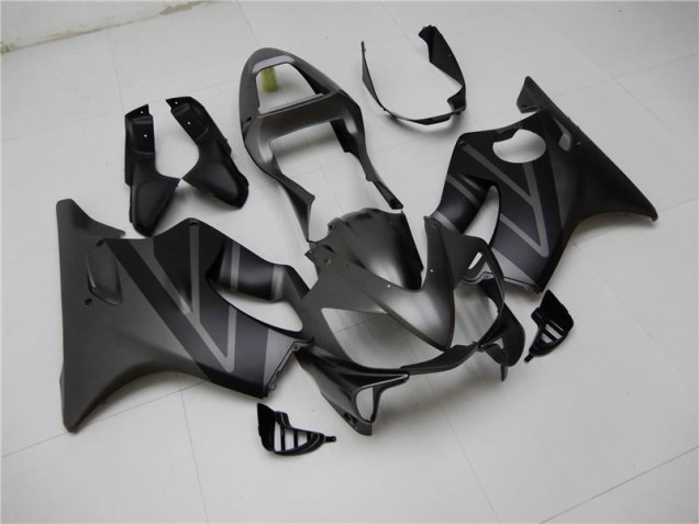 Honda CBR 600 F4i 01-03 Motorrad Verkleidungen - Matt Schwarz Grau Honda CBR 600 F4i 01-03 Motorrad Verkleidungen - Matt Schwarz Grau