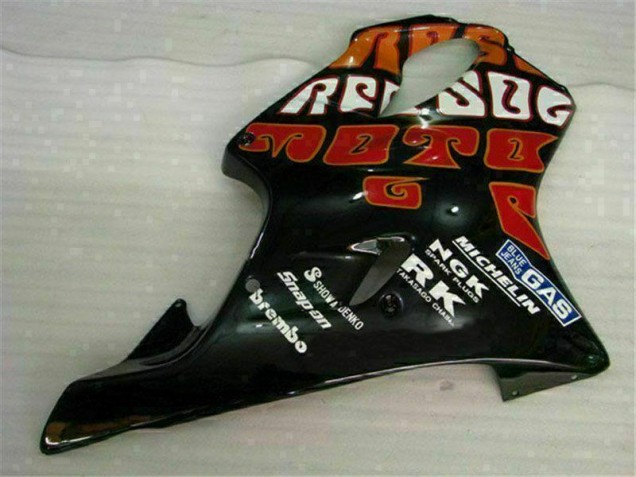 Honda CBR 600 F4i 01-03 Motorrad Verkleidungen - Orange Schwarz Honda CBR 600 F4i 01-03 Motorrad Verkleidungen - Orange Schwarz