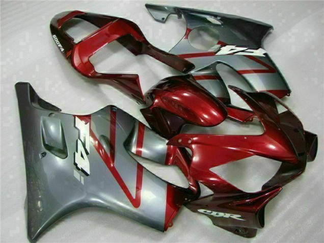 Honda CBR 600 F4i 01-03 Motorrad Verkleidungen - Rot Silber Honda CBR 600 F4i 01-03 Motorrad Verkleidungen - Rot Silber