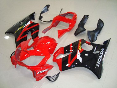 Honda CBR 600 F4i 01-03 Motorrad Verkleidungen - Schwarz Rot