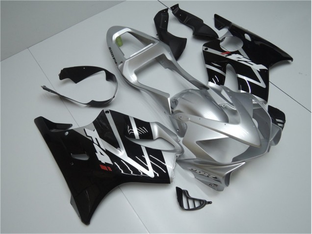 Honda CBR 600 F4i 01-03 Motorrad Verkleidungen - Silber Schwarz Honda CBR 600 F4i 01-03 Motorrad Verkleidungen - Silber Schwarz