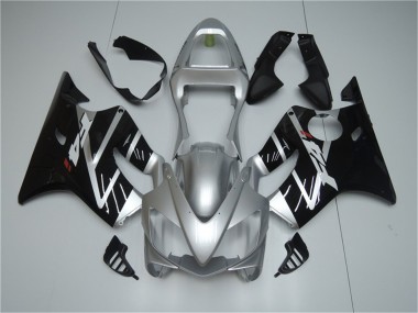 Honda CBR 600 F4i 01-03 Motorrad Verkleidungen - Silber Schwarz