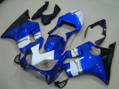 Honda CBR 600 F4i 01-03 Motorrad Verkleidungen - Weiß Blau Schwarz