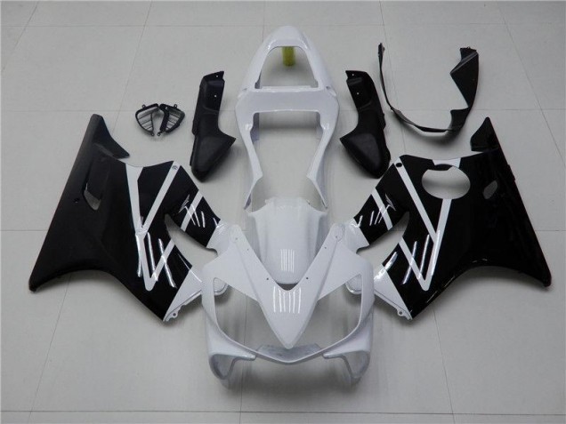 Honda CBR 600 F4i 01-03 Motorrad Verkleidungen - Weiß Schwarz Honda CBR 600 F4i 01-03 Motorrad Verkleidungen - Weiß Schwarz