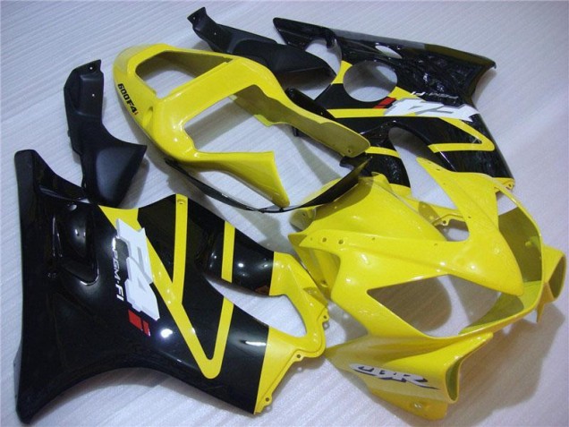 Honda CBR 600 F4i 01-03 Motorrad Vollverkleidung - Gelb Schwarz Honda CBR 600 F4i 01-03 Motorrad Vollverkleidung - Gelb Schwarz
