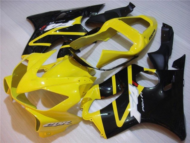 Honda CBR 600 F4i 01-03 Motorrad Vollverkleidung - Gelb Schwarz Honda CBR 600 F4i 01-03 Motorrad Vollverkleidung - Gelb Schwarz