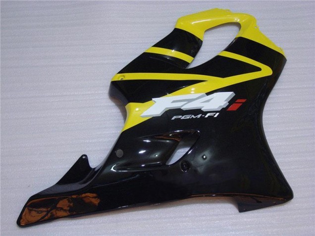 Honda CBR 600 F4i 01-03 Motorrad Vollverkleidung - Gelb Schwarz Honda CBR 600 F4i 01-03 Motorrad Vollverkleidung - Gelb Schwarz