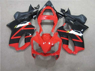 Honda CBR 600 F4i 01-03 Motorrad Vollverkleidung - Rot Schwarz
