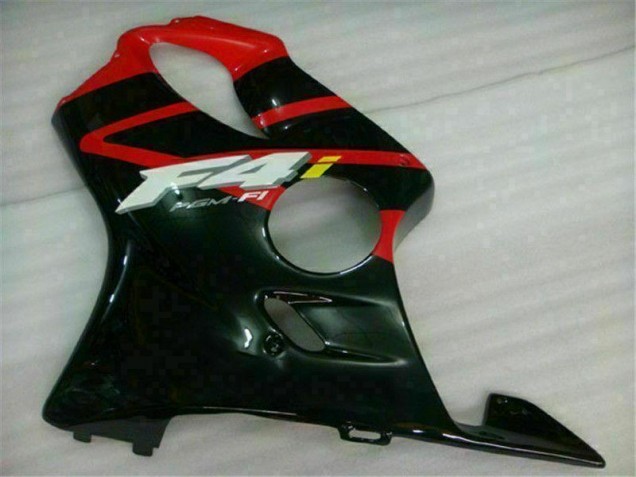 Honda CBR 600 F4i 04-07 Motorrad Verkleidung - Rot Schwarz Honda CBR 600 F4i 04-07 Motorrad Verkleidung - Rot Schwarz