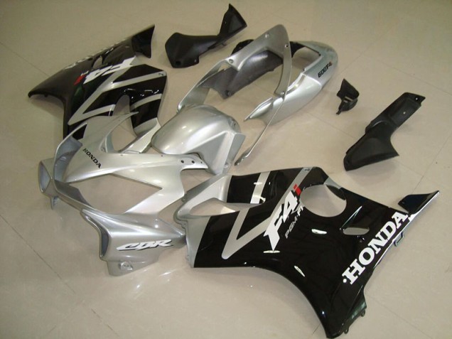 Honda CBR 600 F4i 04-07 Motorrad Verkleidung - Schwarz Silber Honda CBR 600 F4i 04-07 Motorrad Verkleidung - Schwarz Silber
