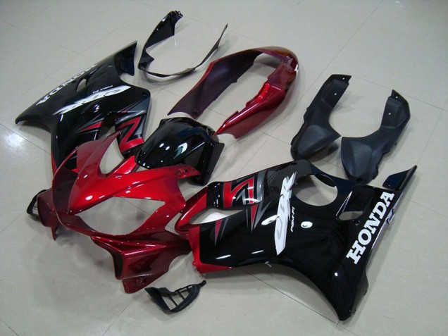 Honda CBR 600 F4i 04-07 Motorrad Vollverkleidung - Schwarz Rot Honda CBR 600 F4i 04-07 Motorrad Vollverkleidung - Schwarz Rot