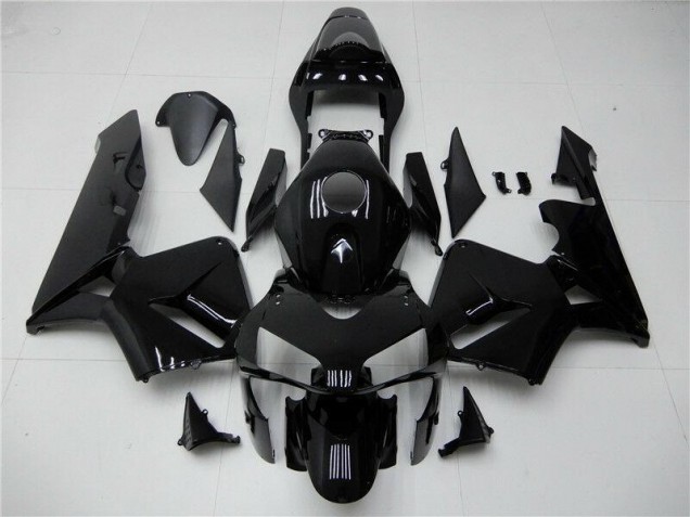 Honda CBR 600 RR 03-04 Motorrad Verkleidung - Glänzend Schwarz Honda CBR 600 RR 03-04 Motorrad Verkleidung - Glänzend Schwarz