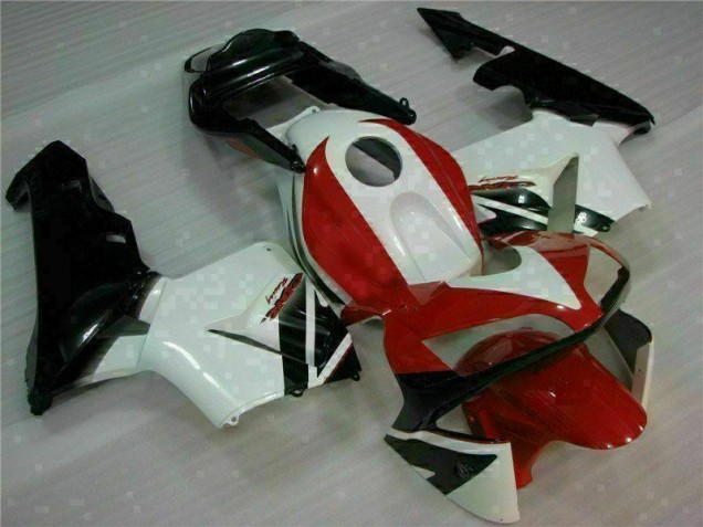 Honda CBR 600 RR 03-04 Motorrad Verkleidung - Rot Weiß Honda CBR 600 RR 03-04 Motorrad Verkleidung - Rot Weiß