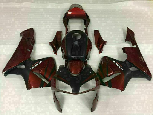 Honda CBR 600 RR 03-04 Motorrad Verkleidung - Schwarz Rot