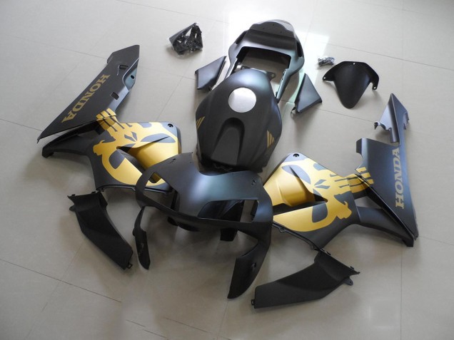 Honda CBR 600 RR 03-04 Motorrad Verkleidung - Schwarz und Gold Aufkleber Honda CBR 600 RR 03-04 Motorrad Verkleidung - Schwarz und Gold Aufkleber