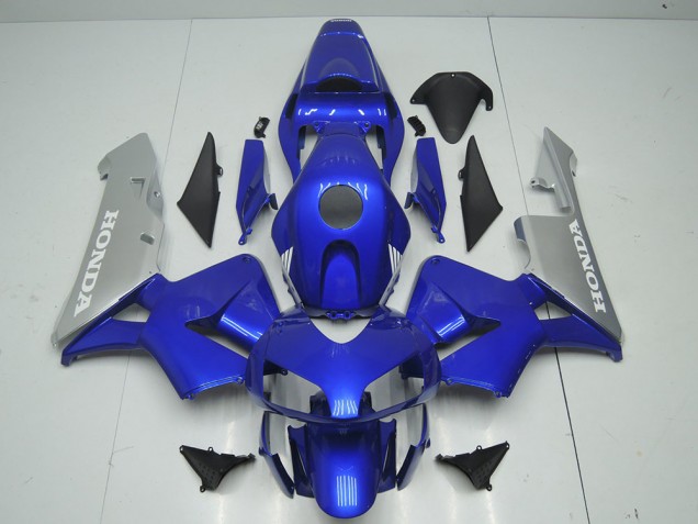 Honda CBR 600 RR 03-04 Motorrad Verkleidungen - Blau Silber Honda CBR 600 RR 03-04 Motorrad Verkleidungen - Blau Silber