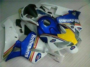 Honda CBR 600 RR 03-04 Motorrad Verkleidungen - Blau Weiß Rothmans