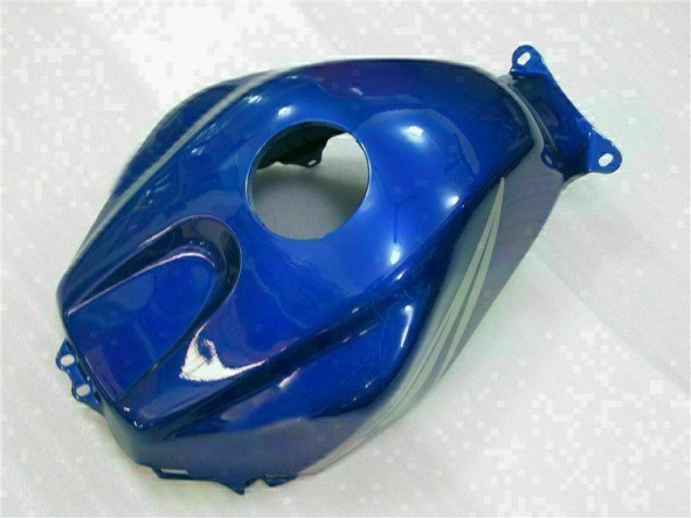 Honda CBR 600 RR 03-04 Motorrad Verkleidungen - Blau mit silberner Flamme Honda CBR 600 RR 03-04 Motorrad Verkleidungen - Blau mit silberner Flamme