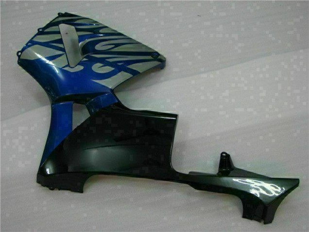 Honda CBR 600 RR 03-04 Motorrad Verkleidungen - Blau mit silberner Flamme Honda CBR 600 RR 03-04 Motorrad Verkleidungen - Blau mit silberner Flamme