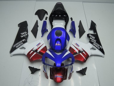 Honda CBR 600 RR 03-04 Motorrad Verkleidungen - Dunkel rotblau