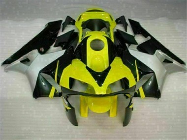 Honda CBR 600 RR 03-04 Motorrad Verkleidungen - Gelb Schwarz