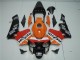 Honda CBR 600 RR 03-04 Motorrad Verkleidungen - Orange Rot Schwarz Repsol Honda CBR 600 RR 03-04 Motorrad Verkleidungen - Orange Rot Schwarz Repsol