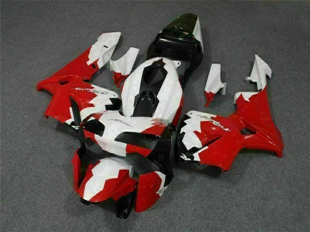 Honda CBR 600 RR 03-04 Motorrad Verkleidungen - Rot Weiß Honda CBR 600 RR 03-04 Motorrad Verkleidungen - Rot Weiß
