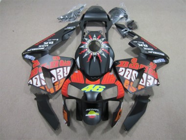 Honda CBR 600 RR 03-04 Motorrad Verkleidungen - Schwarz Rot Repsol 46
