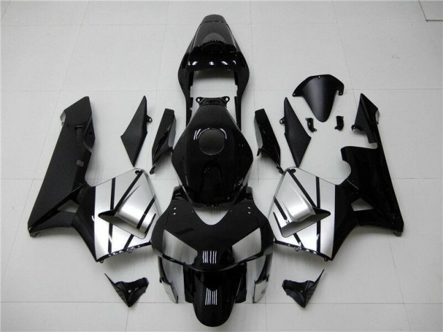 Honda CBR 600 RR 03-04 Motorrad Verkleidungen - Schwarz Silber Honda CBR 600 RR 03-04 Motorrad Verkleidungen - Schwarz Silber