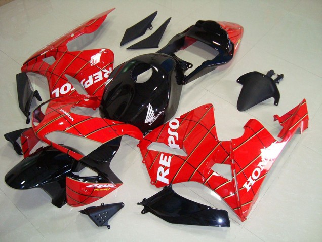 Honda CBR 600 RR 03-04 Motorrad Verkleidungen - Schwarz Spider Man Repsol Honda CBR 600 RR 03-04 Motorrad Verkleidungen - Schwarz Spider Man Repsol