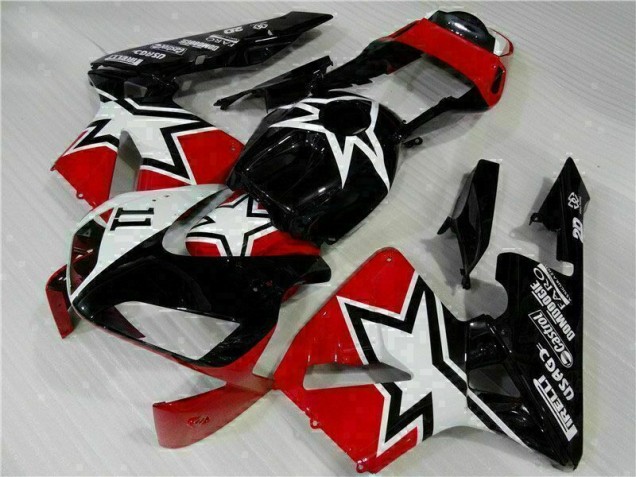 Honda CBR 600 RR 03-04 Motorrad Verkleidungen - Schwarz Weiß 11 Honda CBR 600 RR 03-04 Motorrad Verkleidungen - Schwarz Weiß 11
