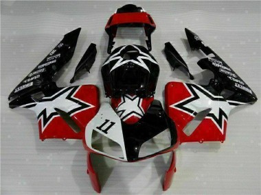 Honda CBR 600 RR 03-04 Motorrad Verkleidungen - Schwarz Weiß 11