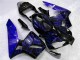 Honda CBR 600 RR 03-04 Motorrad Verkleidungen - Schwarz mit Blaur Flamme Honda CBR 600 RR 03-04 Motorrad Verkleidungen - Schwarz mit Blaur Flamme