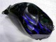 Honda CBR 600 RR 03-04 Motorrad Verkleidungen - Schwarz mit Blaur Flamme Honda CBR 600 RR 03-04 Motorrad Verkleidungen - Schwarz mit Blaur Flamme