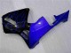 Honda CBR 600 RR 03-04 Motorrad Verkleidungen - Schwarz mit Blaur Flamme Honda CBR 600 RR 03-04 Motorrad Verkleidungen - Schwarz mit Blaur Flamme