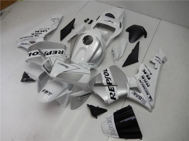 Honda CBR 600 RR 03-04 Motorrad Verkleidungen - Silber Weiß Schwarz Repsol Honda CBR 600 RR 03-04 Motorrad Verkleidungen - Silber Weiß Schwarz Repsol