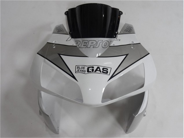 Honda CBR 600 RR 03-04 Motorrad Verkleidungen - Silver Weiß Schwarz Repsol Honda CBR 600 RR 03-04 Motorrad Verkleidungen - Silver Weiß Schwarz Repsol